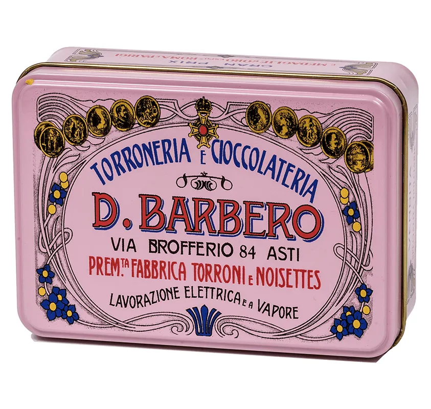 Barbero Scatola Di Torroncini Friabili Con Nocciola Piemonte I.G.P.