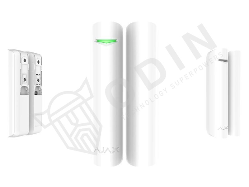 AJAX DOORPROTECT-W Rilevatore apertura antifurto wireless con contatto esterno filare AJDP 38099